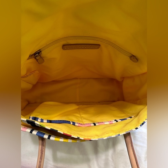 Like New Juicy Couture, Messenger Carrying Bag Purse, Rainbow Stripe - Picture 5 of 11